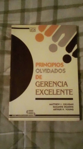 Libro Principios Olvidados De Gerencia Excelente, Matthew J.