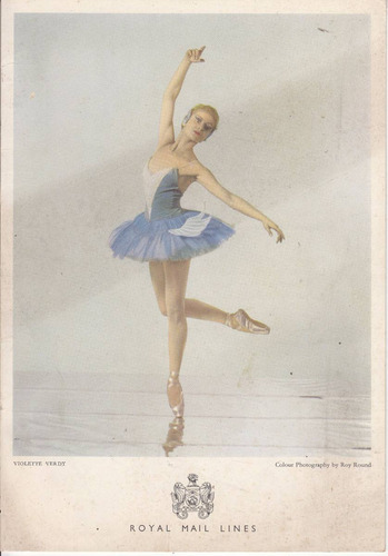 Brochure 55 Royal Mail Lines Rms Andes Ballet Violette Verdy