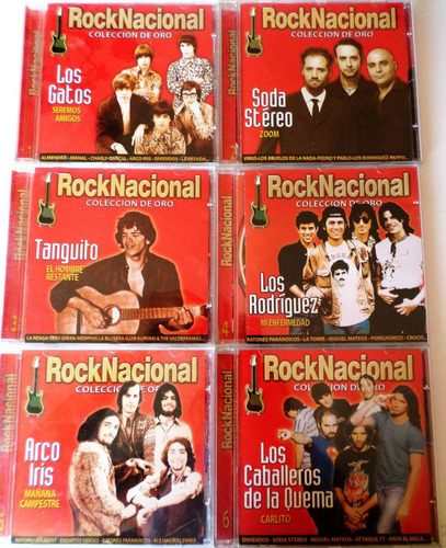 Colección De Oro De Cds De Rock Nacional 12 Cds 