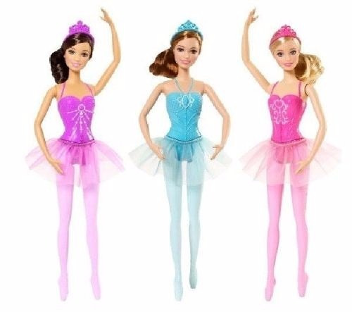 Muñeca Barbie Bailarina Original Colores Surtidos Para Nena