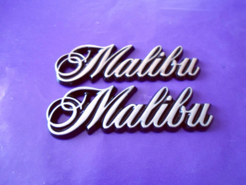 Emblemas  Malibu Chevrolet Classic Par Originales  Clasico