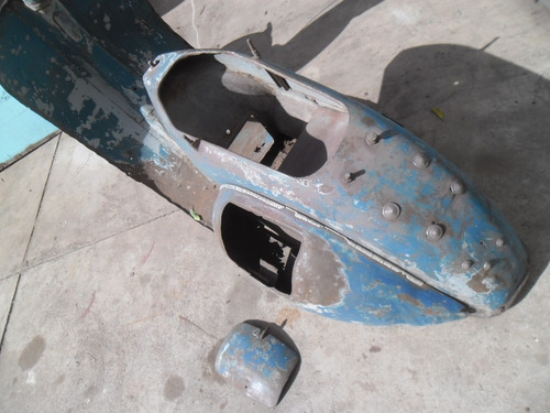 Vespa M3 1960 P/ Restaurar - Carcaça Com Documento Sem Motor