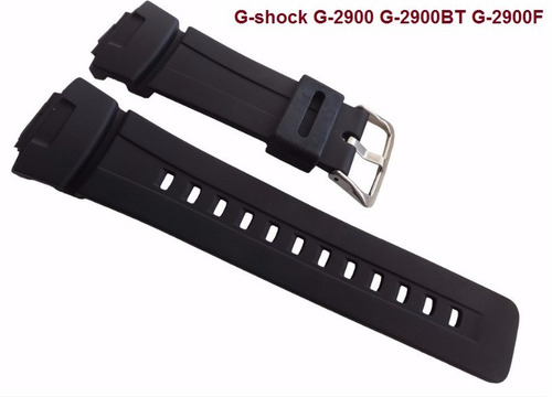 Pulseira Casio G-shock G-2900 G-2900bt G-2900f Borracha Pret
