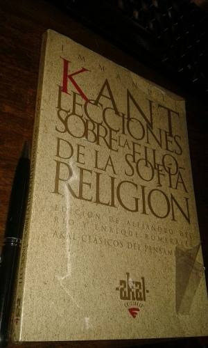 Lecciones Sobre La Filosofía De La Religión Kant Akal Nuevo