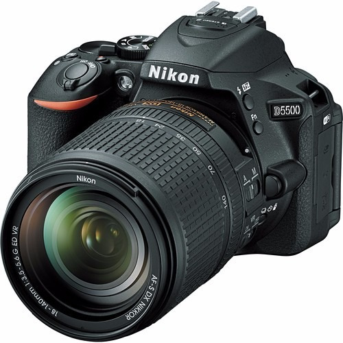Câmera Nikon Dslr D5500 Com Lente 18-140mm 24.2 Mp Full Hd