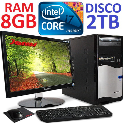 Computador Intel Core I7 4790 4ta 2tb Ram 8gb Led 20 Hdmi Pc