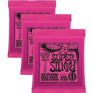 Ernie Ball 2223 Níquel Super Slinky Rosa Cuerdas Para Guitar