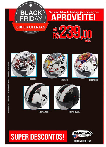 Capacete Nasa Sh-821 (consulte Tamanho E Modelo) Promoção!