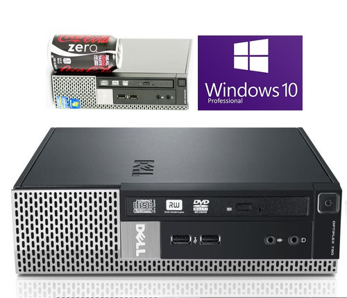 Mini Pc Dell 790 Usff, Corei5,4gb,250gb,dvd,windows 10 Pro