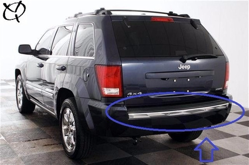 Platina Trasera Cromada Jeep Grand Cherokee 2007 2009 2010