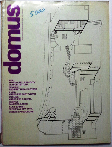 Revista Vintage De Arquitectura Y Diseño Domus Agosto 1976