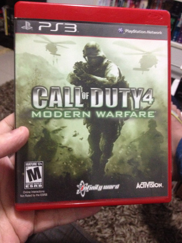 Jogo Cod 4 Modern Warfare Original - Md Fisica - Ps3!!!