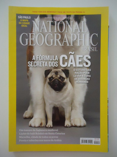 National Geographic Brasil #144 De 2012 Cães Raças Cura