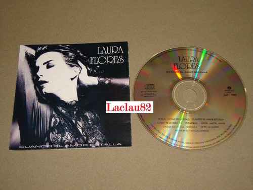 Laura Flores Cuando El Amor Estalla 1991 Warner Music Cd