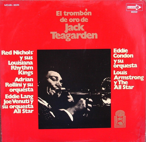 Jack Teagarden - El Trombón De Oro - Lp Jazz