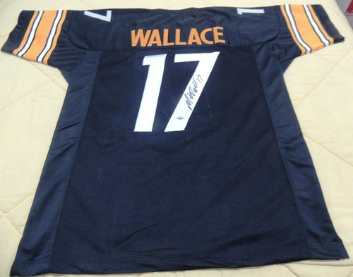 Jersey Autografiado Mike Wallace Acereros Pittsburgh Nfl Coa