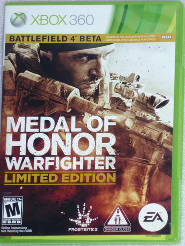 Medalofhonor Warfighter Xbox360 2 Dvd Usado Original Dispo