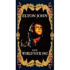 Vhs Elton John Live In World Tour 92 + Dvd