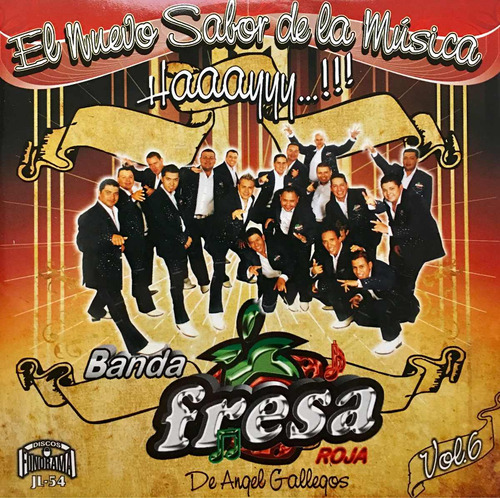 Cd Banda Fresa El Nuevo Sabor De La Musica Vol 6 La Loca