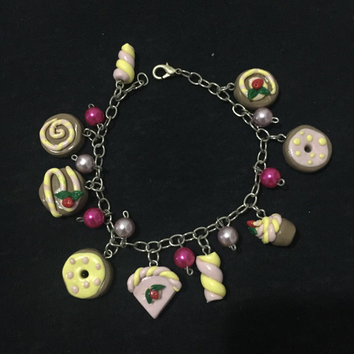 Pulseira Doces Donuts Cupcake