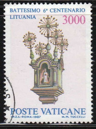 Vaticano 1987 Impecable Sello Yvert Nº 808 Usado