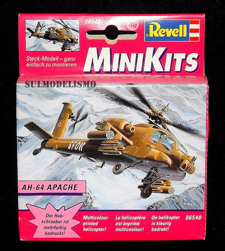 Helicóptero Ataque Ah-64 Apache - Série Revell Minikits