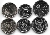 Comprar 3 Monedas De Sudafrica Año 2015 Sin Circular