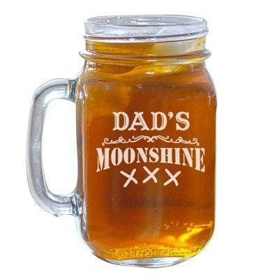 Personalizable Jar Moonshine Grabado Mason