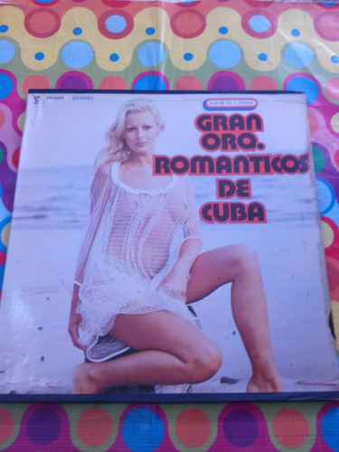 Gran Orquesta Romanticos De Cuba Lp Album Triple.