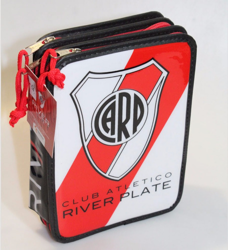 Cartuchera River Plate 3 Pisos Original Oficial Photoprint