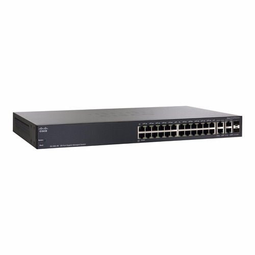 Switch Cisco Sg300 28 L2 Adm Full 28p Gigabit Srw2024 Kp Ar