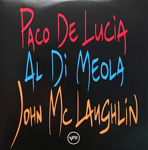 Cd Paco De Lucia John Mclaughlin Al Di Meolo The Guitar