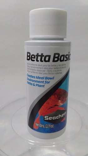 Betta Basics 60 Ml Seachem - Condicionador Desclorificante