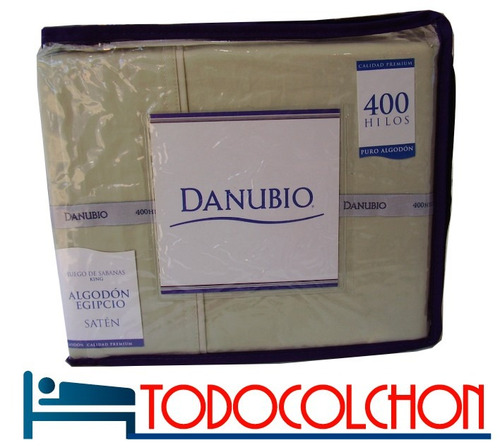 Juego De Sabanas Danubio 400 Hilos King ALG Egipcio Arena