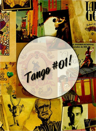 Tango #01! Lámina Decoupage Autoadhesiva 30 X 42 Cm