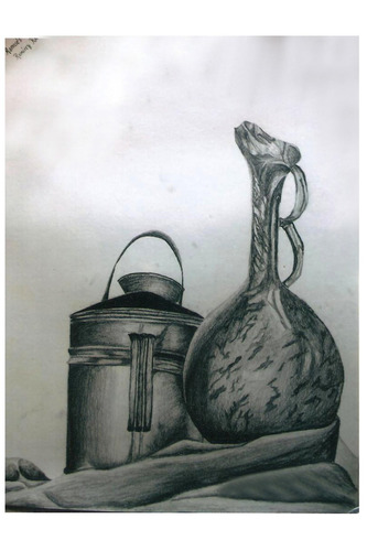 Bodegón_dibujo A Lápiz