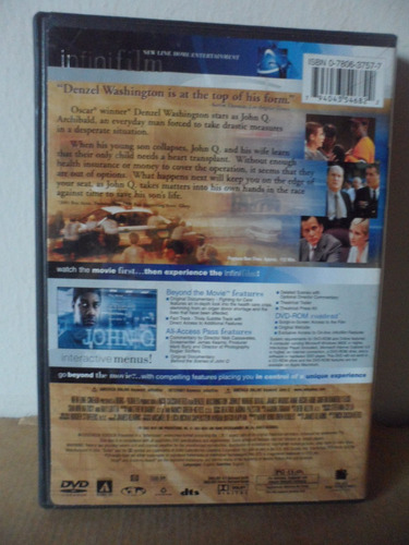 John Q Movie Import Denzel Washington Gabriela Oltean Mercadolibre