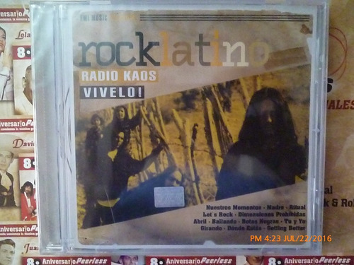 Cd Radio Kaos. Rock Latino Vívelo. Emi 2013 Nuevo