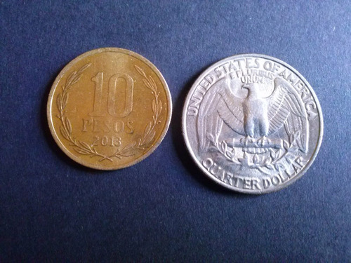 Moneda E E U U Quarter Dollar Níquel 1981 Ceca P (c33)