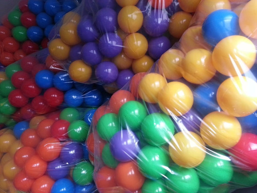 Imagen 6 de 7 de Pelotitas De Pelotero Pelota X1000 Plástico Virgen Brillante