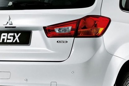 Emblema Logo Awd Asx Outlander - Original Mitsubishi