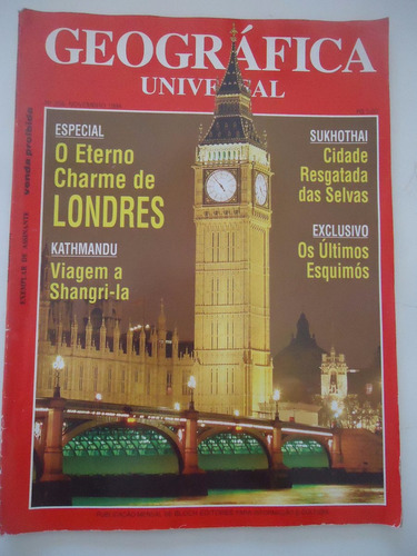 Geográfica Universal #238 Ano 1994 Eterno Charme De Londres