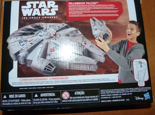 Halcon Milenario Star Wars Force Awakens Millenium Falcon 25 (Usado)
