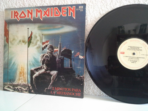 Vinilo Maxi Lp Iron Maiden - Dos Minutos -nacional - Edfargz