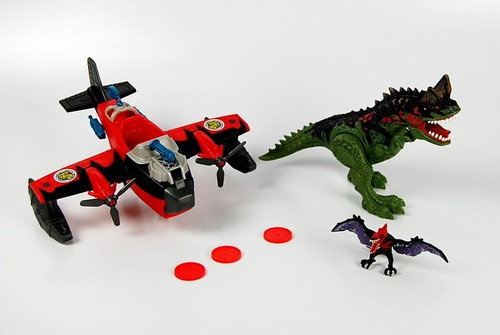 Dino Valley  Avião E Dino Valley Jipe - Playset - New Toys
