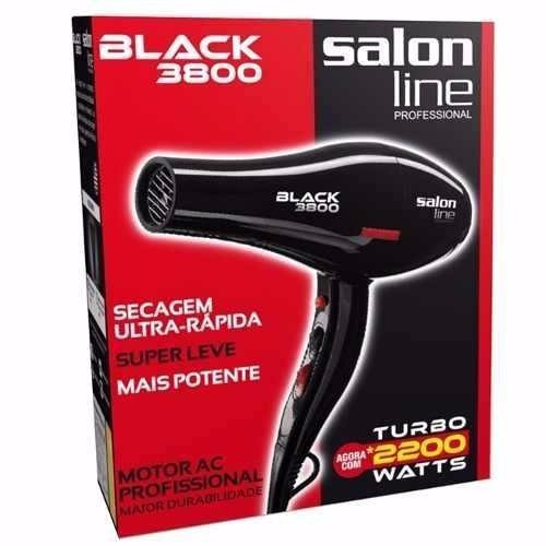 Secador Salon Line Black 3800 2200w/ Tenho 127w