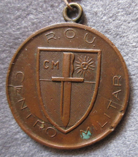 Antigua Medalla  Centro Militar  Del Uruguay