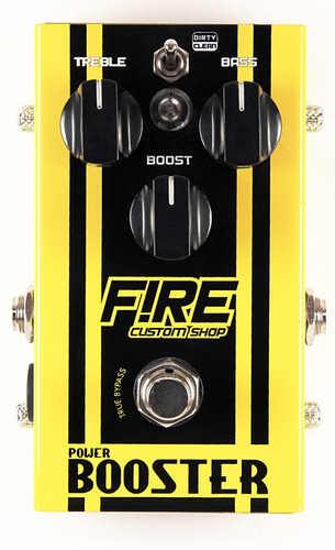 Fire Power Booster Pedal De Ganho Guitarra + 12x S/ Juros