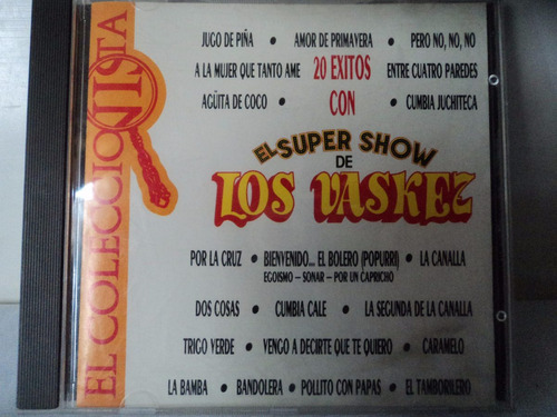 20 Exitos Con El Super Show De Los Vasquez. Cd Usado