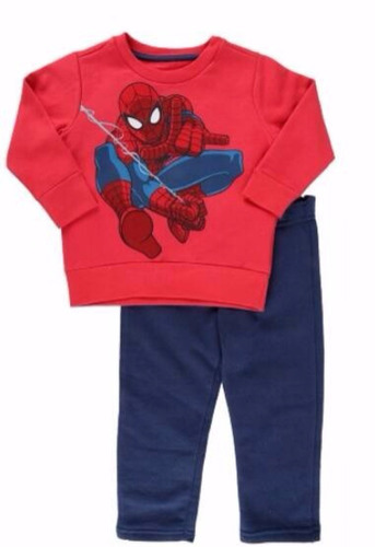 Disney - Conjunto Moletom De Frio Homem Aranha.